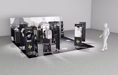 Concept 'pop-up shop' design