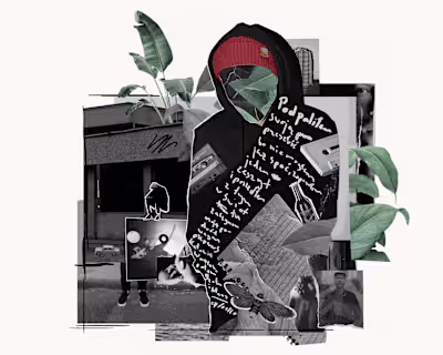 Minimalism Meets Collage Craft in this Music Album Design