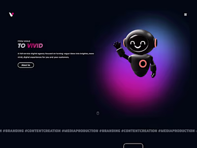 Vivid Media Website Design & Development