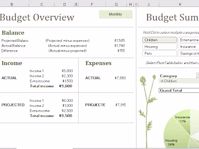 Family Monthly Budget