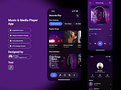 Music & Media Player App