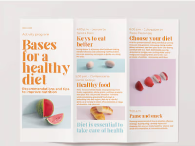 Key to eating better : Brochure sample 