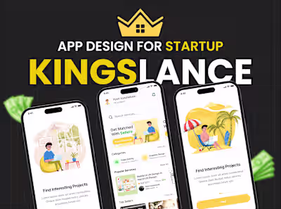💼 Kingslance - Freelance Mobile App Design - UIUX 🎯 