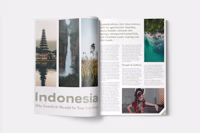 Travel Magazine Layout