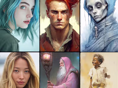 AI Character Portrait