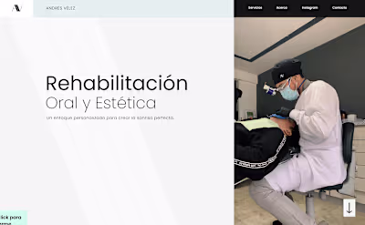 Andrés Velez Web