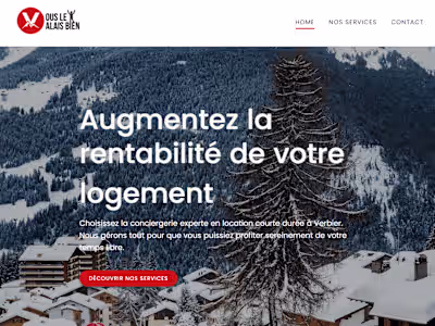 Website for a Conciergerie