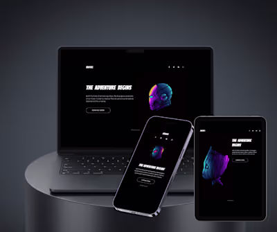 Marvel Landing Page