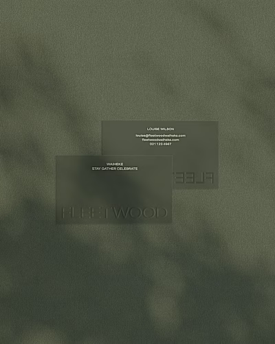 Fleetwood Waiheke | Brand Identity