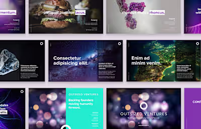 Outsized Ventures Visual Identity and Brand Strategy