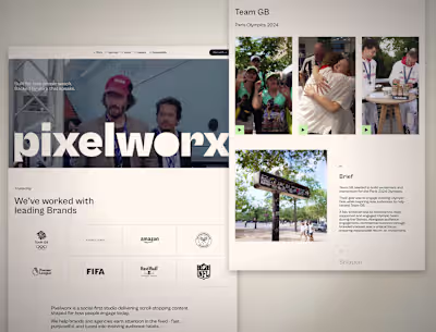 Pixelworx Studio - Creative Agency Website
