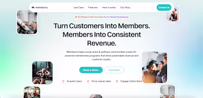 Memberra Landing Page Development