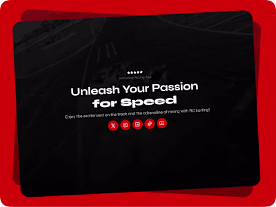 Innovative Racing App Landing Page ✦ Framer Design & Development