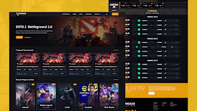 Angular Esport - User End
