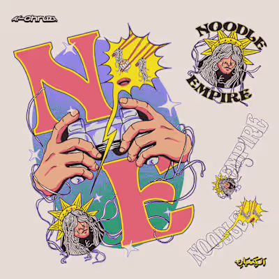 Noodle Empire Merchandise Design