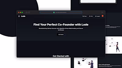 Lode | MVP | Webapp