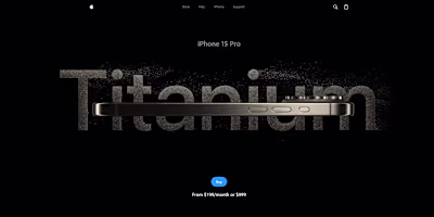Apple Website Clone with Three.js & GSAP