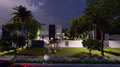 Luxury Villa Landscape Design in Djeddah
