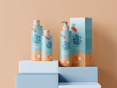 Self Tanner Packaging and Branding 
