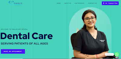 smiletechandaesthetics.in : Dental Clinic 4 pager website 