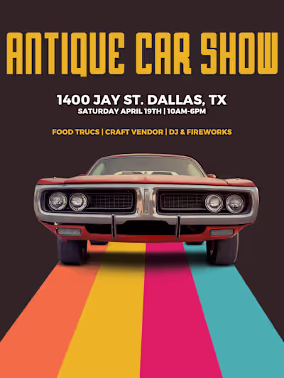 Car Show Banner/Flyer