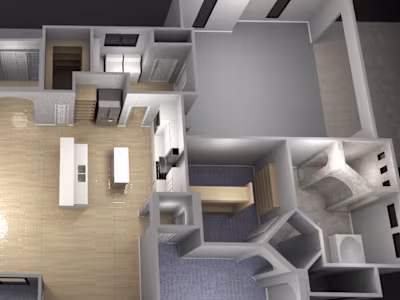Residential Floorplan Rendering