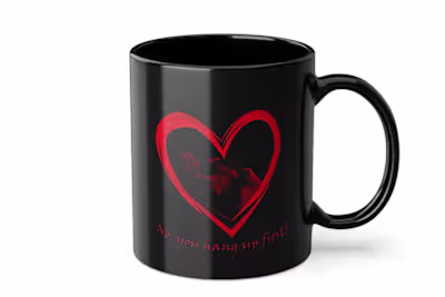 Scream Valentines Day Coffee Cup, 11oz