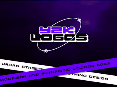 Y2K Logos for Urban Streetwear Clothing Brands