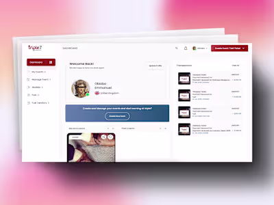 Triple7 Events Platform