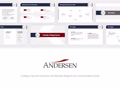 Minimalistic Corporate Presentation