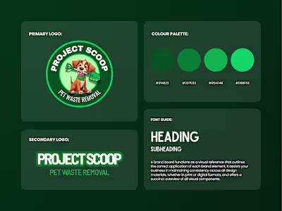 Project Scoop | Brand Identity & Marketing Assets Created a ...