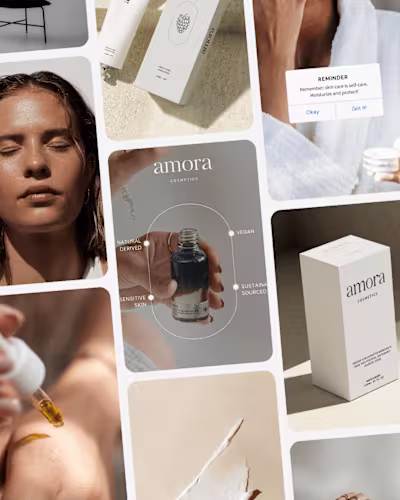 Amore, a skincare brand