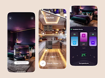 Smart Home Mobile App Hello Guys 👋 Experience the future of...