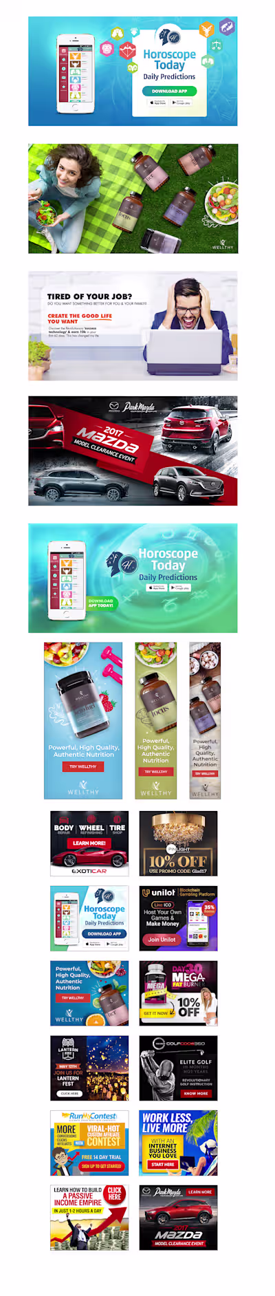 Google, Instagram, Facebook Ad creative designs 