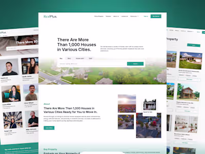 RealPlus - Webflow HTML website template