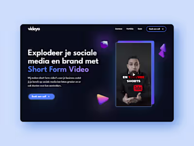 Videya Website - Design and Development 