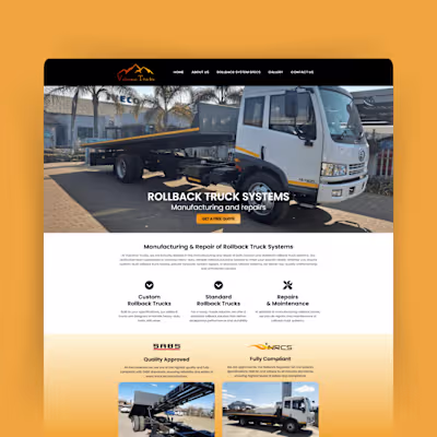 Custom Website Design for a Renowned South African Artist