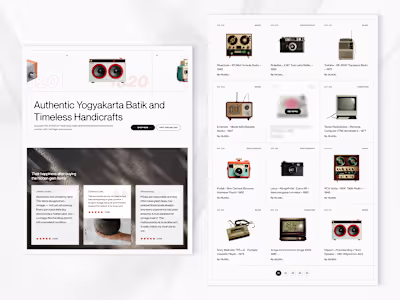 Yogyakarta's Traditional Crafts Visual Tribute