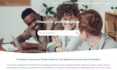 Job board, recruitment website