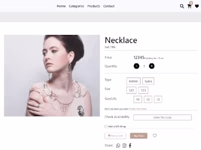E-commerce Website