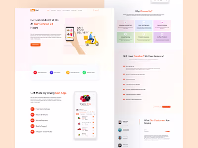 Food Delivery Landing Page