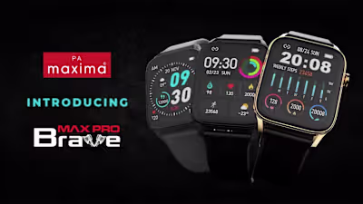 Maxima Introducing a new range of smartwatch #BRAVE - YouTube