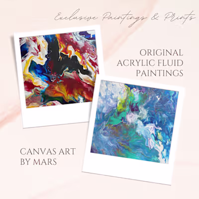 Fluid Art Canvas & Prints