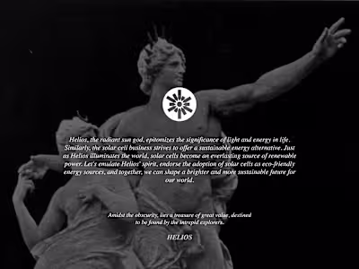 HELIOS ENERGI NUSANTARA :: Behance