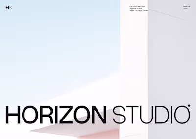 Horizon Studio Architecture - Web Design & Webflow