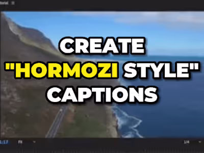 Alex Hormozi Video Editing Style
