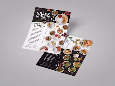 Majestic Restaurant — Combo Menu