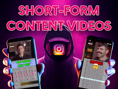 Short Form Content Videos for a Music Producer