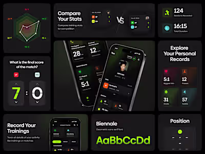 Ginga. Football Tracker App 