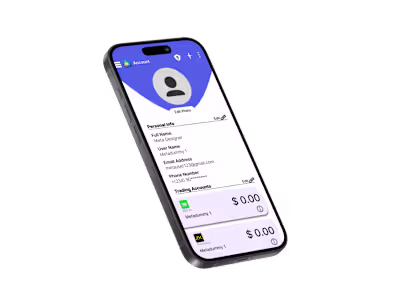 New User Interface for MetaTrader Mobile App(Revamped).